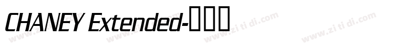 CHANEY Extended字体转换